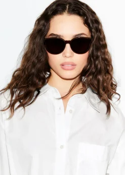 & Other Stories Abgerundete Sonnenbrille aus Acetat