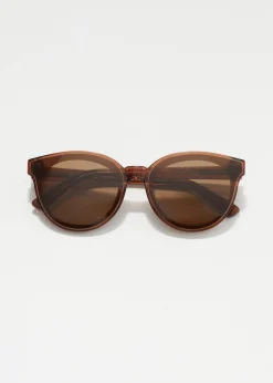 & Other Stories Abgerundete Sonnenbrille aus Acetat