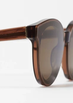 & Other Stories Abgerundete Sonnenbrille aus Acetat
