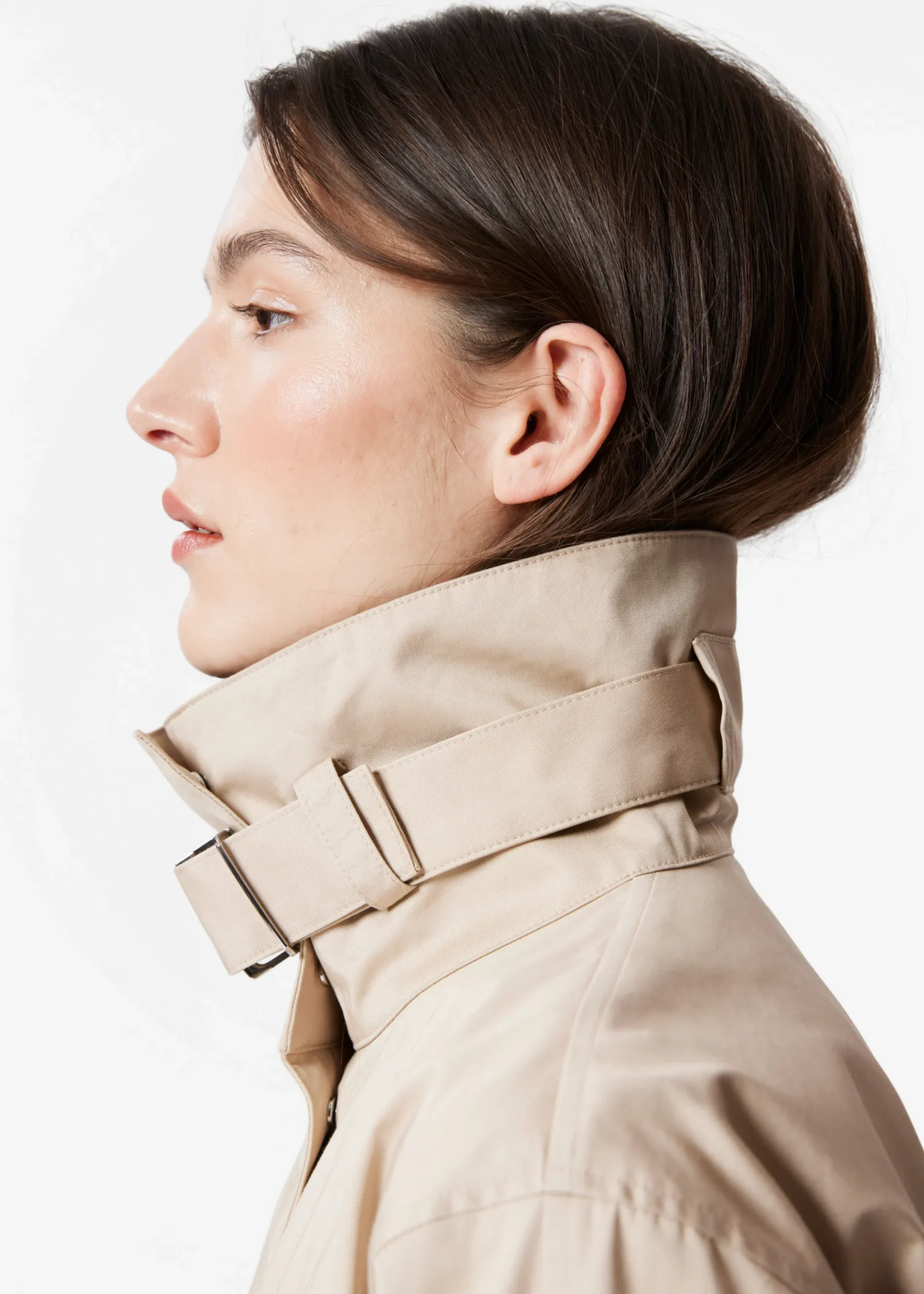 & Other Stories A-Linien-Jacke mit Tunnelkragen