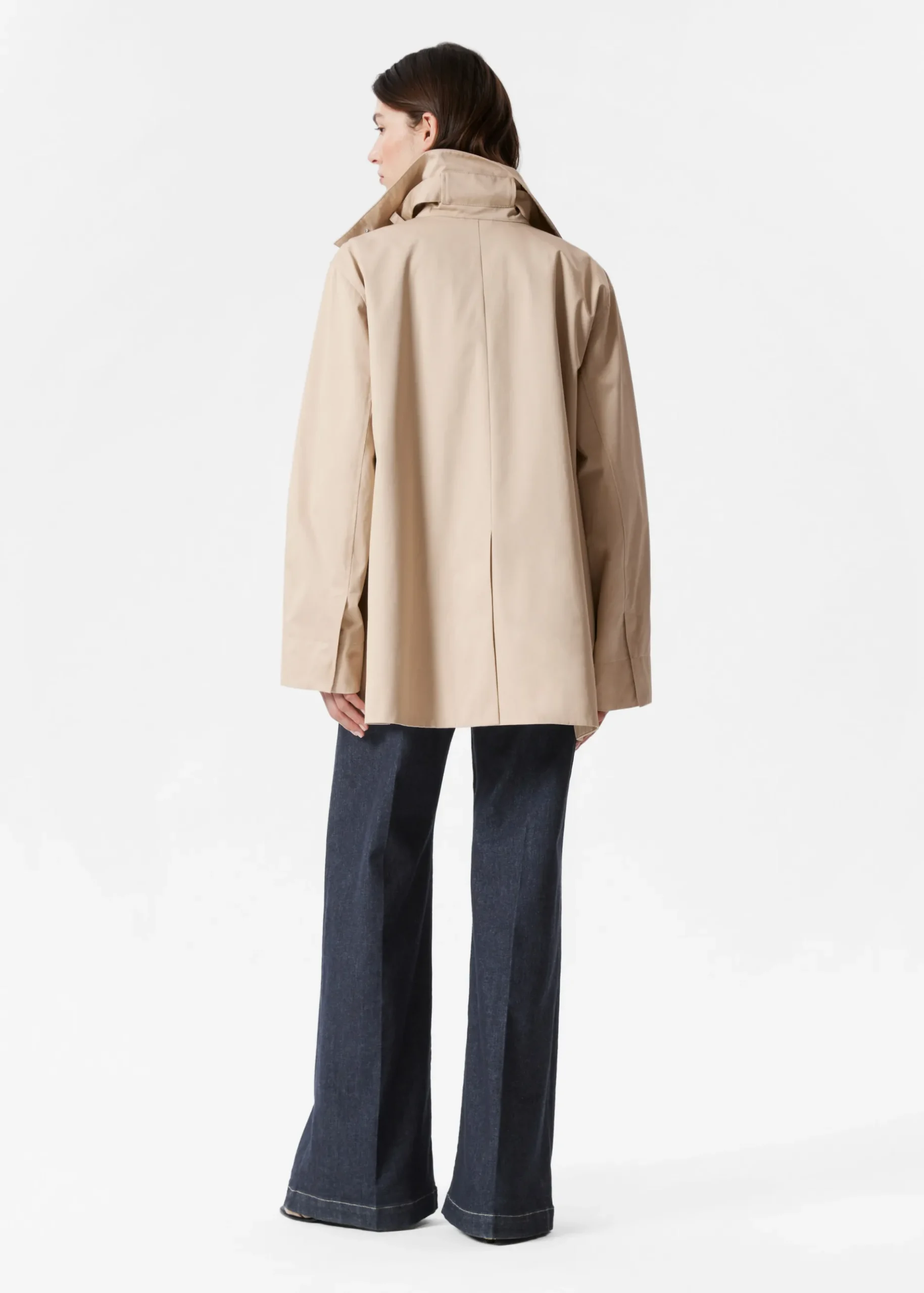 & Other Stories A-Linien-Jacke mit Tunnelkragen