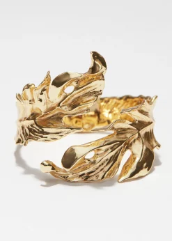 & Other Stories Armspange im Wickeldesign mit Blattmotiv