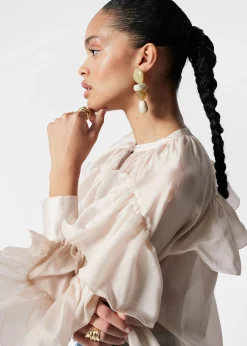 & Other Stories Asymmetrische Bluse mit Rüschen