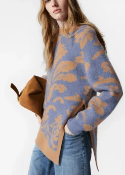 & Other Stories Asymmetrischer Jacquard-Pullover
