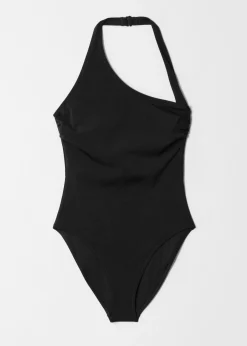 & Other Stories Asymmetrischer Neckholder-Badeanzug