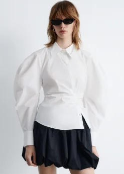 & Other Stories Asymmetrisches Hemd aus Baumwolle