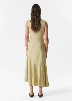 & Other Stories Asymmetrisches Midikleid in Wickeloptik mit Knoten