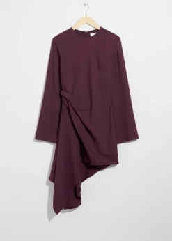& Other Stories Asymmetrisches Minikleid
