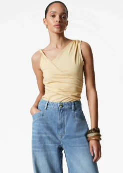 & Other Stories Asymmetrisches Tanktop mit Drapierung