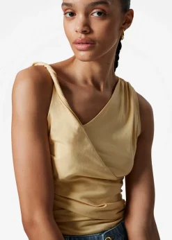 & Other Stories Asymmetrisches Tanktop mit Drapierung