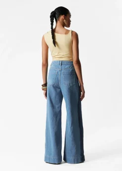 & Other Stories Asymmetrisches Tanktop mit Drapierung