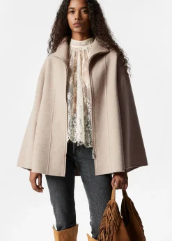 & Other Stories Asymmetrisches Woll-Cape