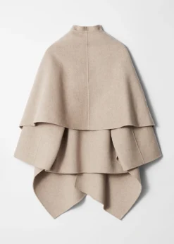 & Other Stories Asymmetrisches Woll-Cape