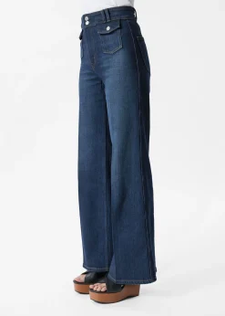 & Other Stories Ausgestellte Jeans mit Bügelfalten