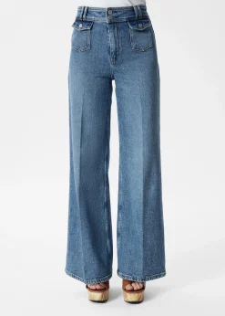 & Other Stories Ausgestellte Jeans mit Bügelfalten