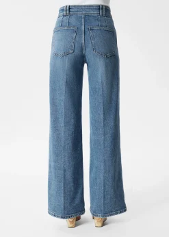 & Other Stories Ausgestellte Jeans mit Bügelfalten