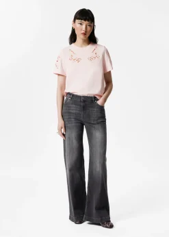 & Other Stories Ausgestellte Jeans mit hohem Bund