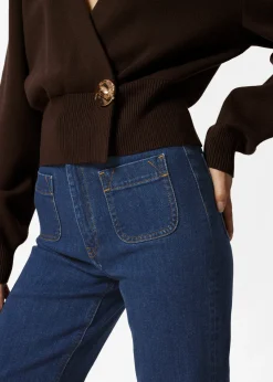 & Other Stories Ausgestellte Jeans mit hohem Bund