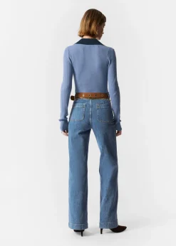 & Other Stories Ausgestellte Jeans mit hohem Bund