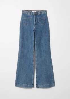 & Other Stories Ausgestellte Jeans mit hohem Bund