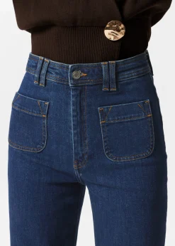 & Other Stories Ausgestellte Jeans mit hohem Bund