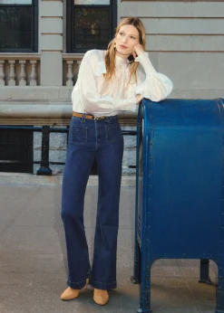 & Other Stories Ausgestellte Jeans mit hohem Bund
