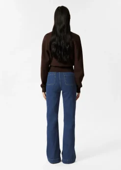 & Other Stories Ausgestellte Jeans mit hohem Bund