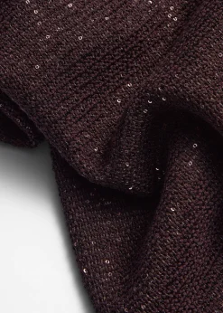 & Other Stories Ausgestellte Strickhose mit Glitter-Finish