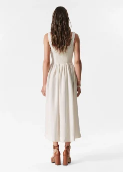 & Other Stories Ausgestelltes Midikleid