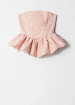 & Other Stories Bandeau-Oberteil mit Schößchen