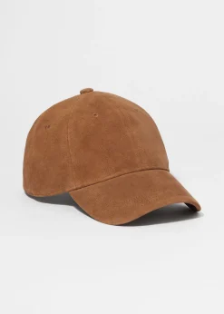 & Other Stories Basecap aus Veloursleder