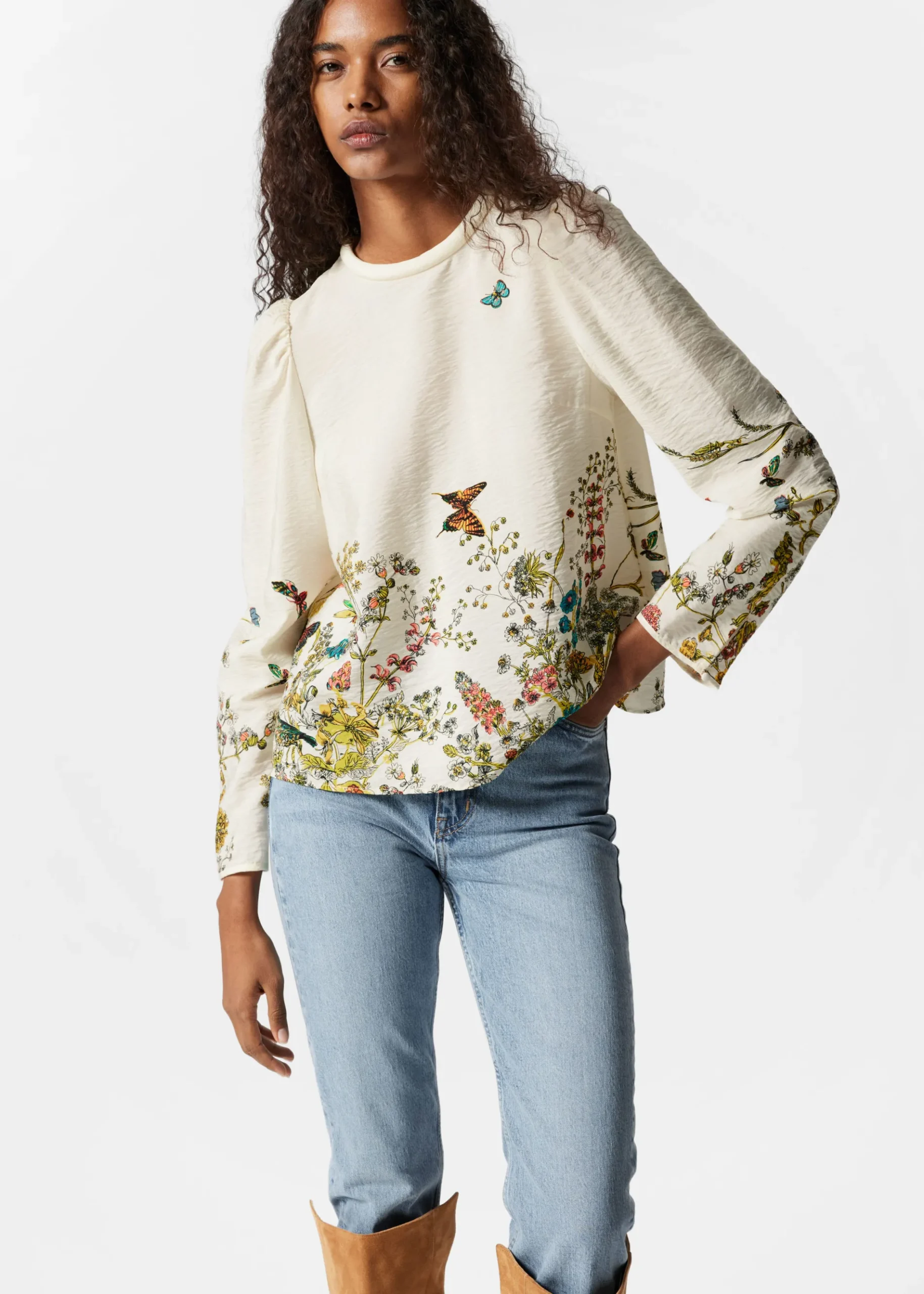 & Other Stories Bedruckte Bluse