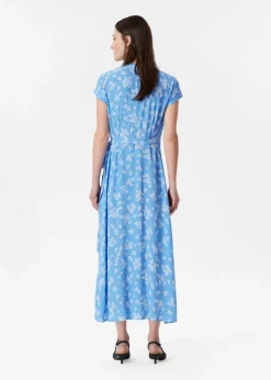 & Other Stories Bedrucktes Midi-Wickelkleid