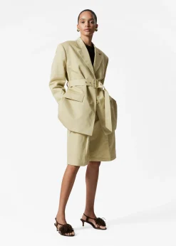 & Other Stories Bermuda-Shorts mit Falten