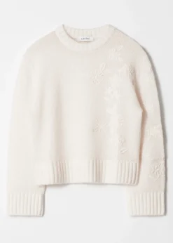 & Other Stories Bestickter Pullover aus Mohair-Mix