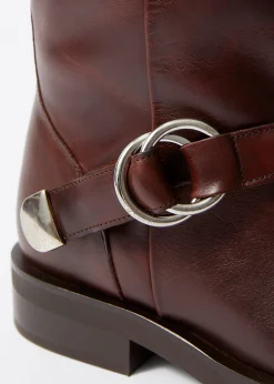 & Other Stories Bikerstiefel aus Leder