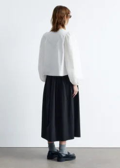 & Other Stories Bluse mit Bindedetail vorne
