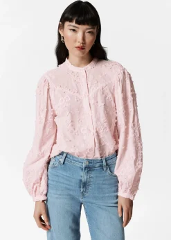 & Other Stories Bluse mit Puffärmeln