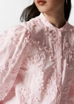 & Other Stories Bluse mit Puffärmeln