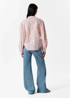& Other Stories Bluse mit Puffärmeln