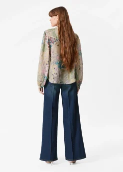 & Other Stories Bluse mit Puffärmeln