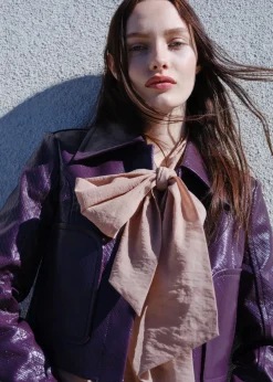 & Other Stories Bluse mit Puffärmeln und Schleifendetail