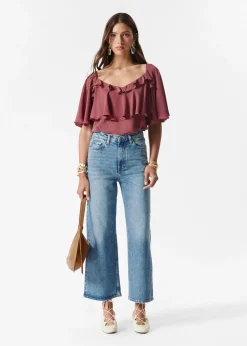 & Other Stories Bluse mit Rüschen