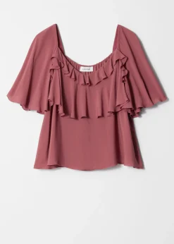 & Other Stories Bluse mit Rüschen