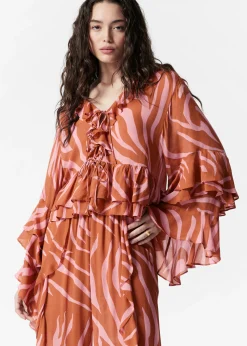 & Other Stories Bluse mit Rüschen