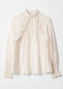 & Other Stories Bluse mit Rüschen