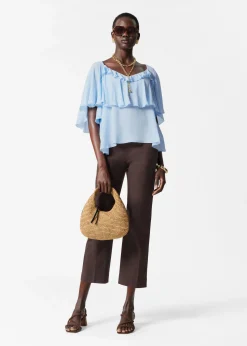 & Other Stories Bluse mit Rüschen