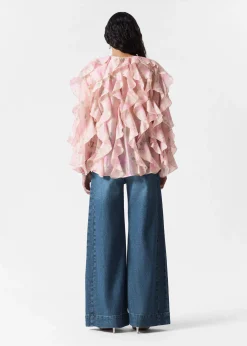 & Other Stories Bluse mit Rüschen