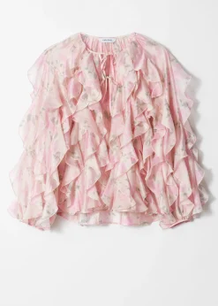 & Other Stories Bluse mit Rüschen