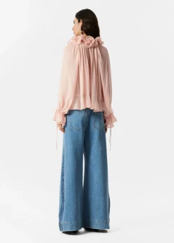 & Other Stories Bluse mit Rüschen